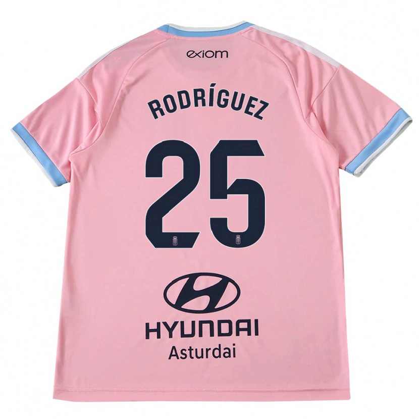 Danxen Homem Camisola Álvaro Rodríguez #25 Azul Centáurea Rosa Alternativa 2026/27 Camisa Brasil