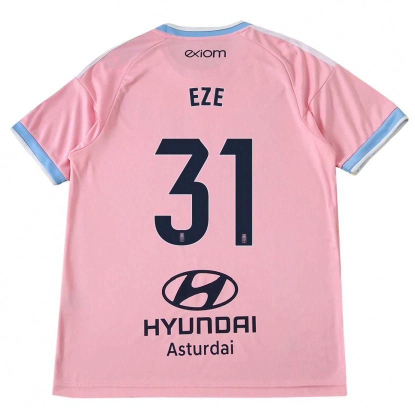 Danxen Homem Camisola Chukwuma Eze #31 Azul Centáurea Rosa Alternativa 2026/27 Camisa Brasil