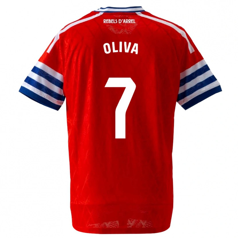 Danxen Homem Camisola Hugo Oliva #7 Azul Real Vermelho Alternativa 2026/27 Camisa Brasil