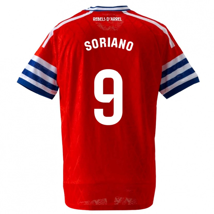 Danxen Homem Camisola Aarón Soriano #9 Azul Real Vermelho Alternativa 2026/27 Camisa Brasil