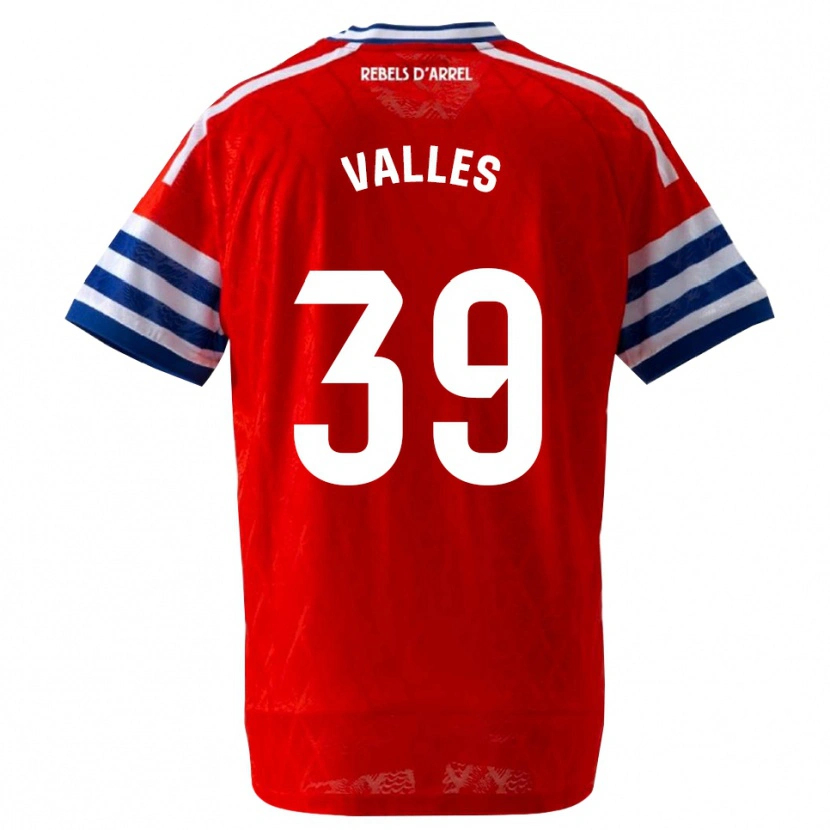 Danxen Homem Camisola Gastón Valles #39 Azul Real Vermelho Alternativa 2026/27 Camisa Brasil