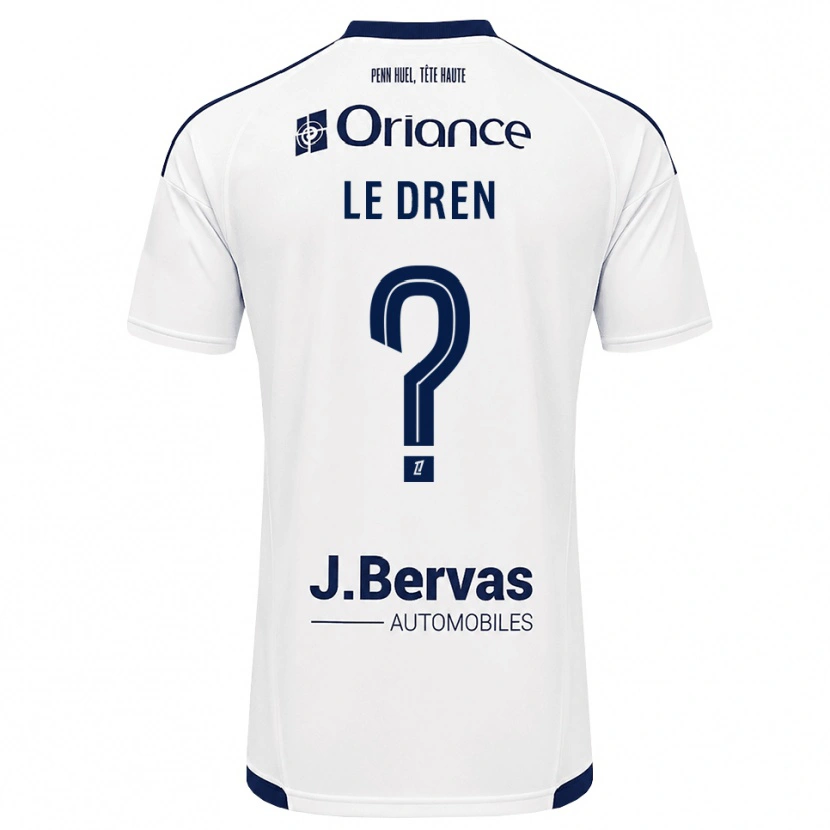 Danxen Homem Camisola Enora Le Dren #0 Azul Marinho Branco Alternativa 2026/27 Camisa Brasil