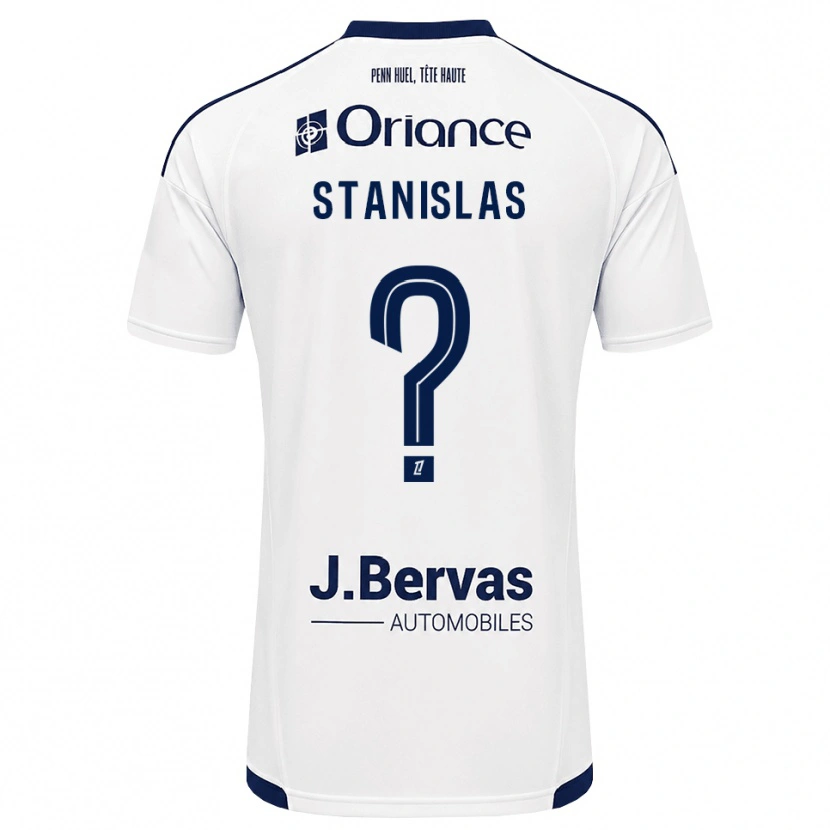 Danxen Homem Camisola Lohys Stanislas #0 Azul Marinho Branco Alternativa 2026/27 Camisa Brasil