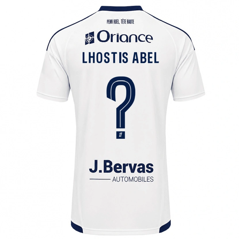 Danxen Homem Camisola Melyne Lhostis Abel #0 Azul Marinho Branco Alternativa 2026/27 Camisa Brasil