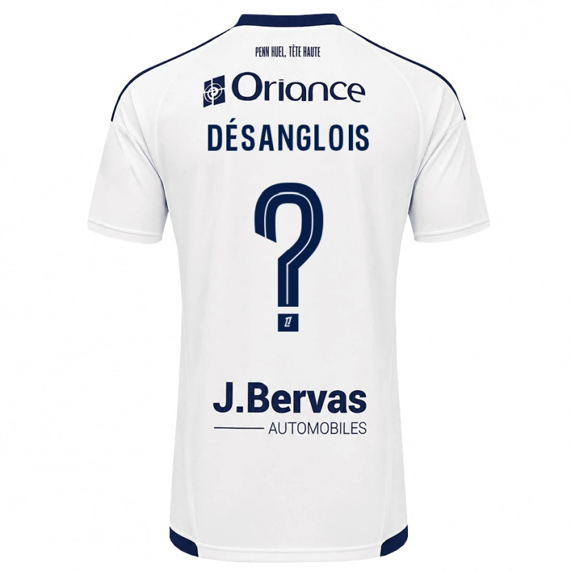 Danxen Homem Camisola Alice Désanglois #0 Azul Marinho Branco Alternativa 2026/27 Camisa Brasil