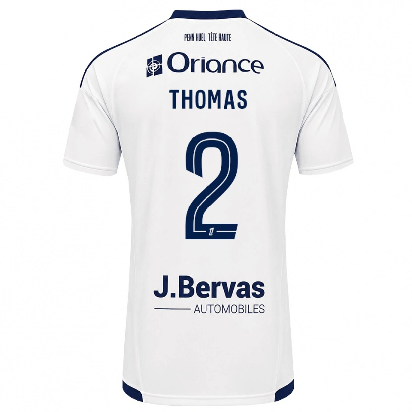 Danxen Homem Camisola Nathan Thomas #2 Azul Marinho Branco Alternativa 2026/27 Camisa Brasil