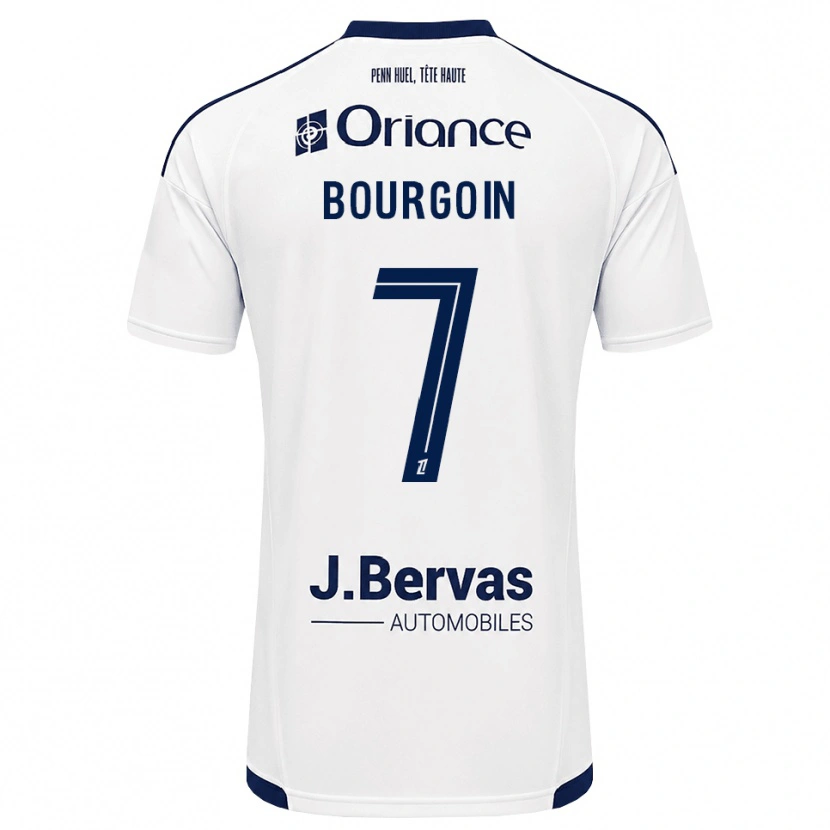 Danxen Homem Camisola Hugo Bourgoin #7 Azul Marinho Branco Alternativa 2026/27 Camisa Brasil