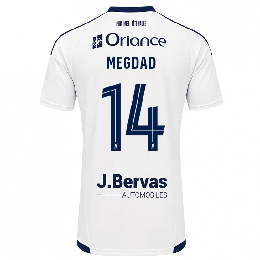Danxen Homem Camisola Noa Megdad #14 Azul Marinho Branco Alternativa 2026/27 Camisa Brasil