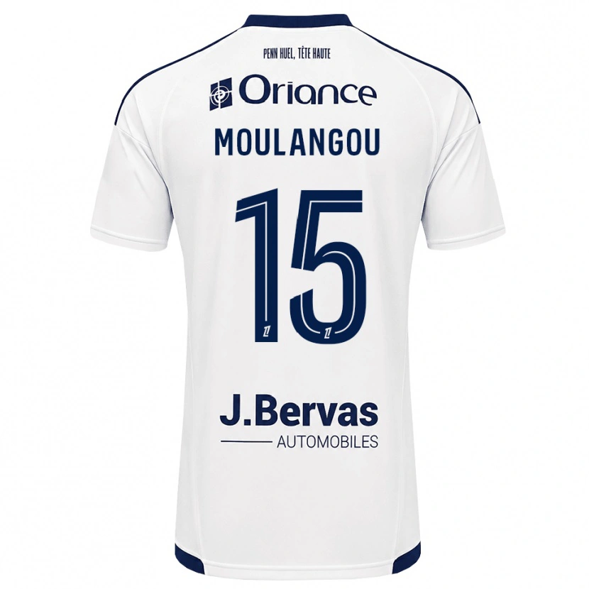 Danxen Homem Camisola Kenan Moulangou #15 Azul Marinho Branco Alternativa 2026/27 Camisa Brasil