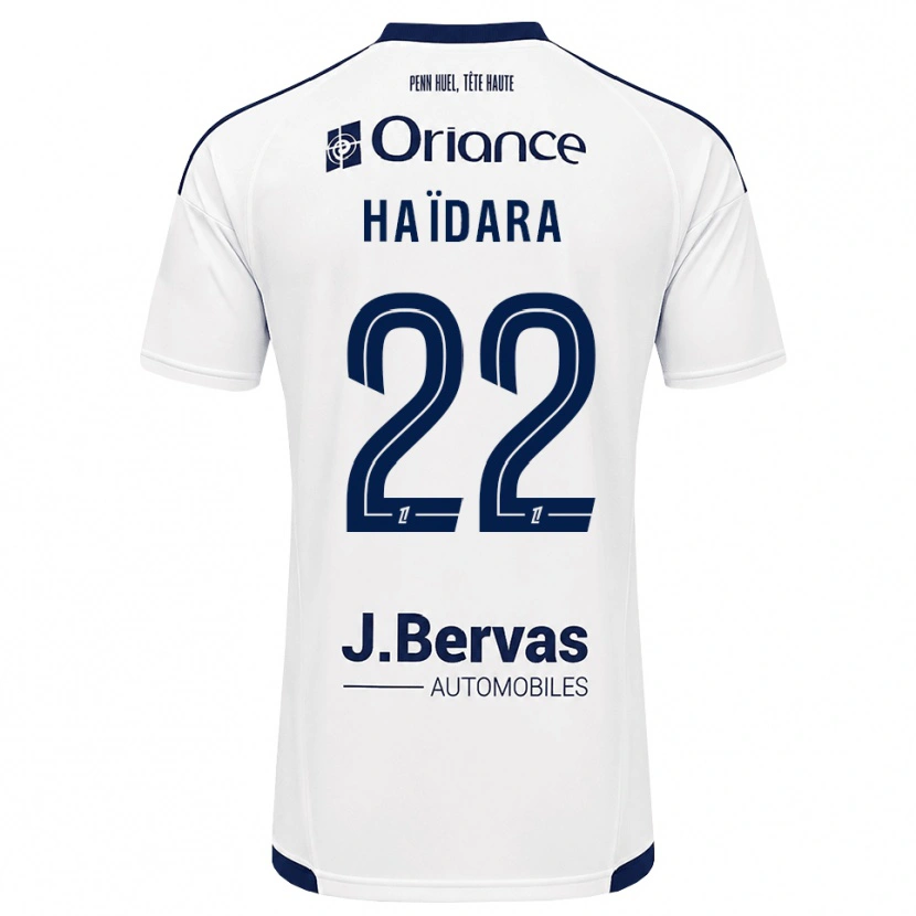 Danxen Homem Camisola Massadio Haidara #22 Azul Marinho Branco Alternativa 2026/27 Camisa Brasil