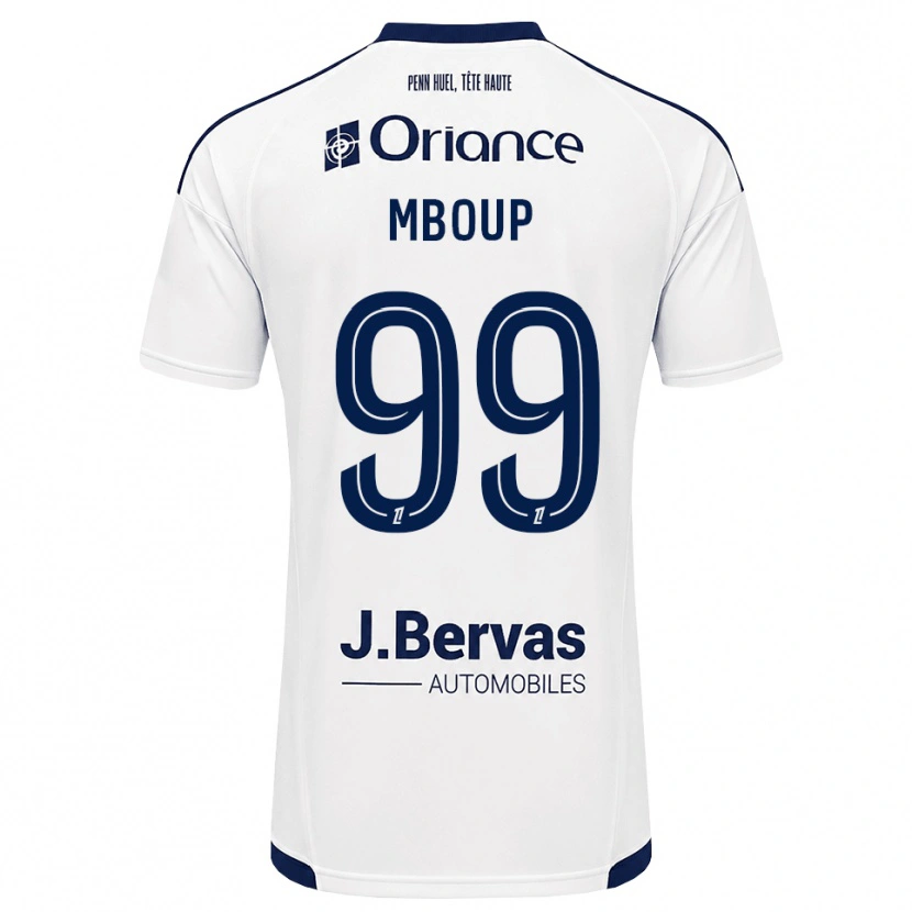 Danxen Homem Camisola Pathé Mboup #99 Azul Marinho Branco Alternativa 2026/27 Camisa Brasil