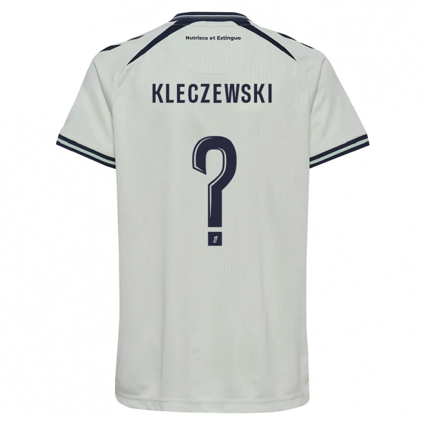 Danxen Homem Camisola Louise Kleczewski #0 Azul Meia-Noite Branco Alternativa 2026/27 Camisa Brasil