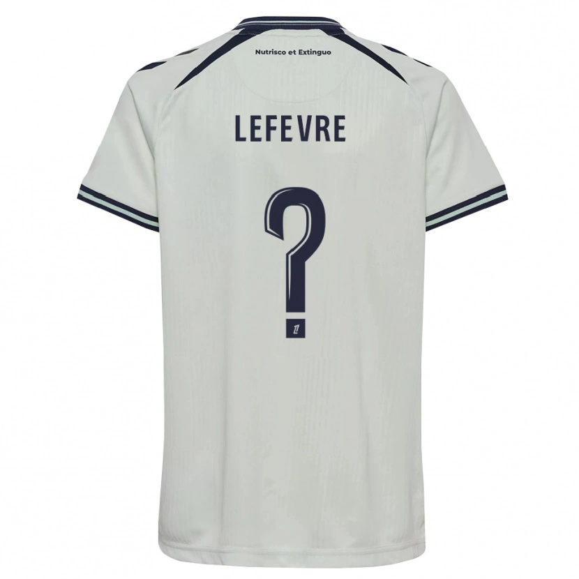 Danxen Homem Camisola Emmy Lefevre #0 Azul Meia-Noite Branco Alternativa 2026/27 Camisa Brasil
