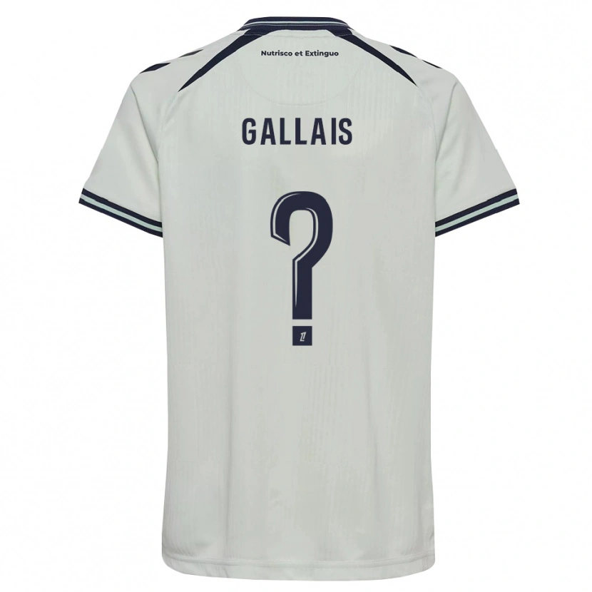 Danxen Homem Camisola Thaïs Gallais #0 Azul Meia-Noite Branco Alternativa 2026/27 Camisa Brasil