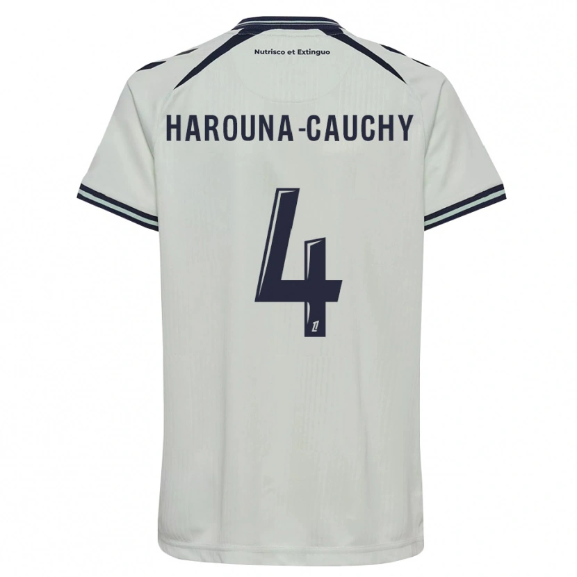 Danxen Homem Camisola Yllian Harouna-Cauchy #4 Azul Meia-Noite Branco Alternativa 2026/27 Camisa Brasil