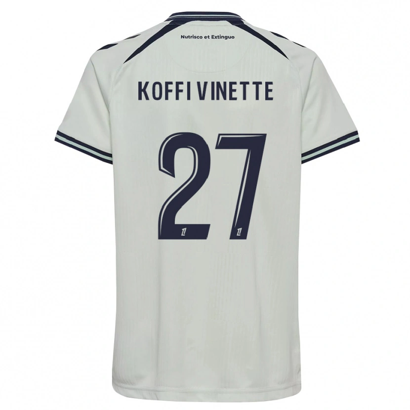 Danxen Homem Camisola Enzo Koffi #27 Azul Meia-Noite Branco Alternativa 2026/27 Camisa Brasil