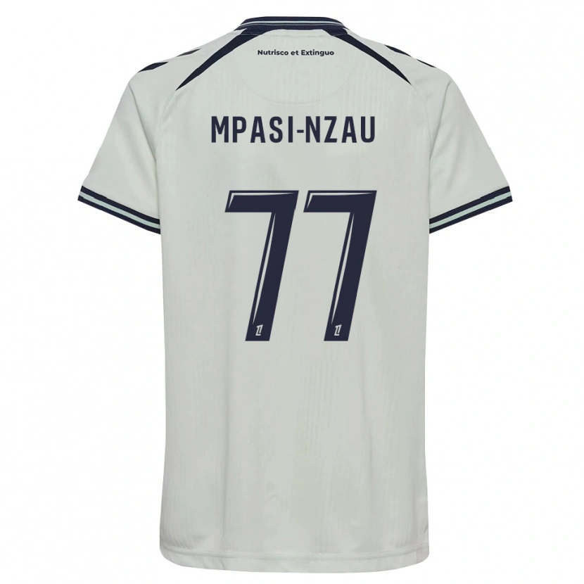 Danxen Homem Camisola Lionel Mpasi-Nzau #77 Azul Meia-Noite Branco Alternativa 2026/27 Camisa Brasil
