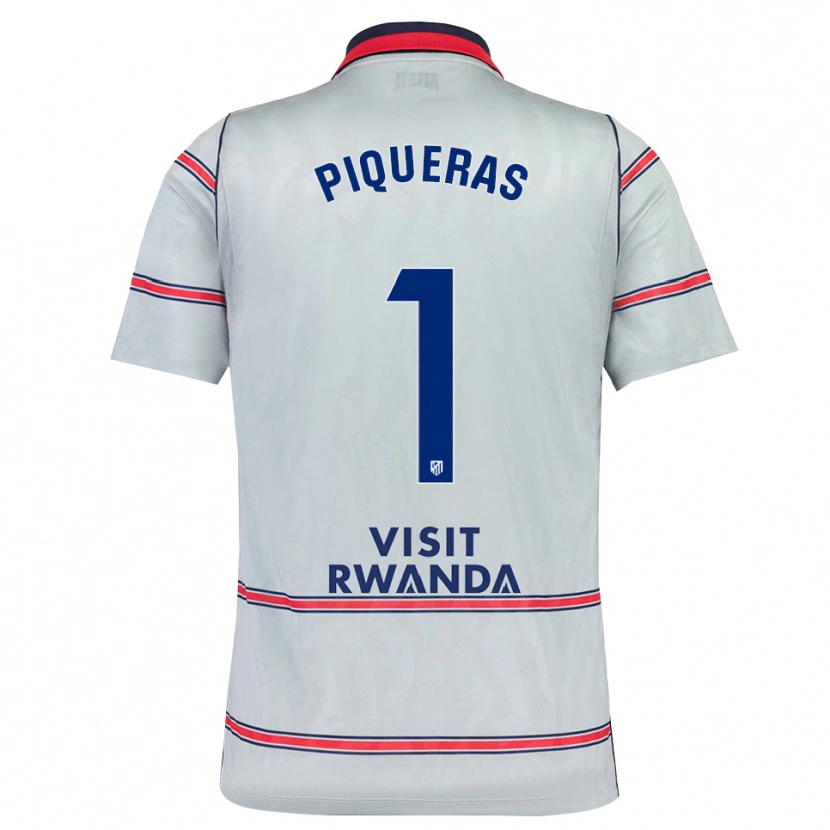 Danxen Homem Camisola Diego Piqueras #1 Cinza Vermelho Azul Marinho Terceiro 2026/27 Camisa Brasil