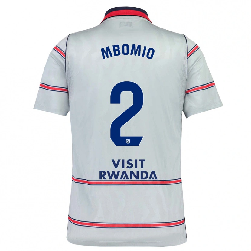 Danxen Homem Camisola Rony Mbomio #2 Cinza Vermelho Azul Marinho Terceiro 2026/27 Camisa Brasil