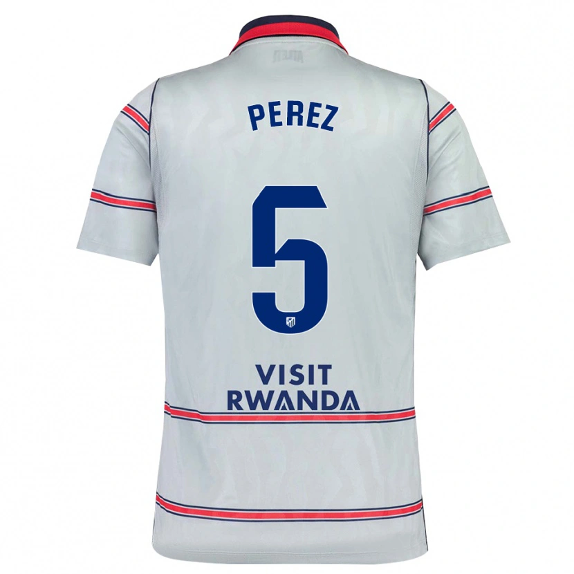 Danxen Homem Camisola Xènia Pérez #5 Cinza Vermelho Azul Marinho Terceiro 2026/27 Camisa Brasil