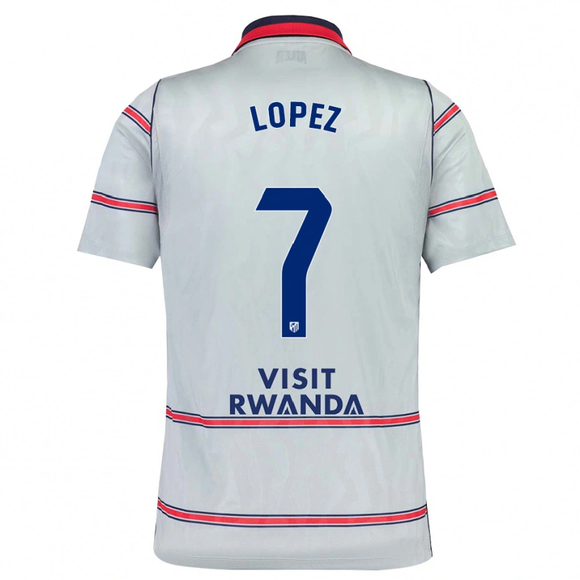 Danxen Homem Camisola Maitane Lopez #7 Cinza Vermelho Azul Marinho Terceiro 2026/27 Camisa Brasil