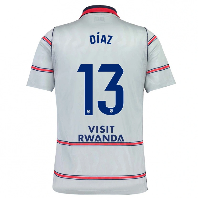 Danxen Homem Camisola Diego Díaz #13 Cinza Vermelho Azul Marinho Terceiro 2026/27 Camisa Brasil