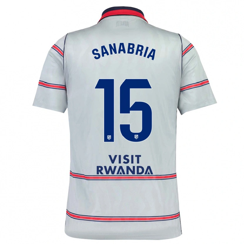 Danxen Homem Camisola Juan Sanabria #15 Cinza Vermelho Azul Marinho Terceiro 2026/27 Camisa Brasil