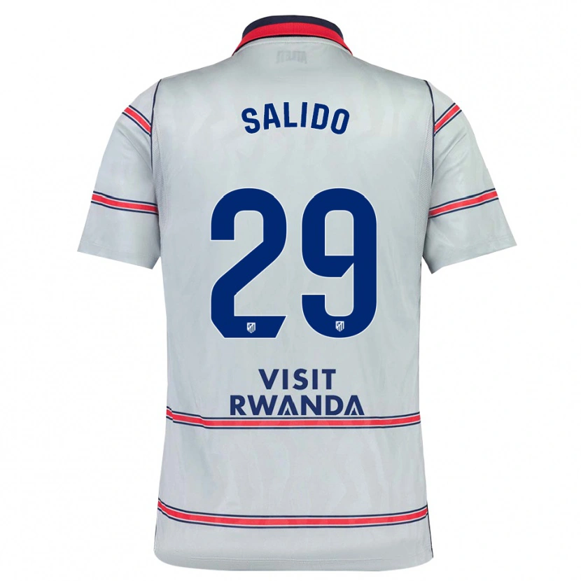 Danxen Homem Camisola Alberto Salido #29 Cinza Vermelho Azul Marinho Terceiro 2026/27 Camisa Brasil