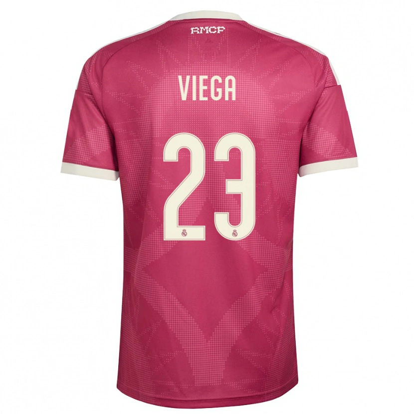 Danxen Homem Camisola Marcos Viega #23 Vermelho Pálido Violeta Branco Terceiro 2026/27 Camisa Brasil
