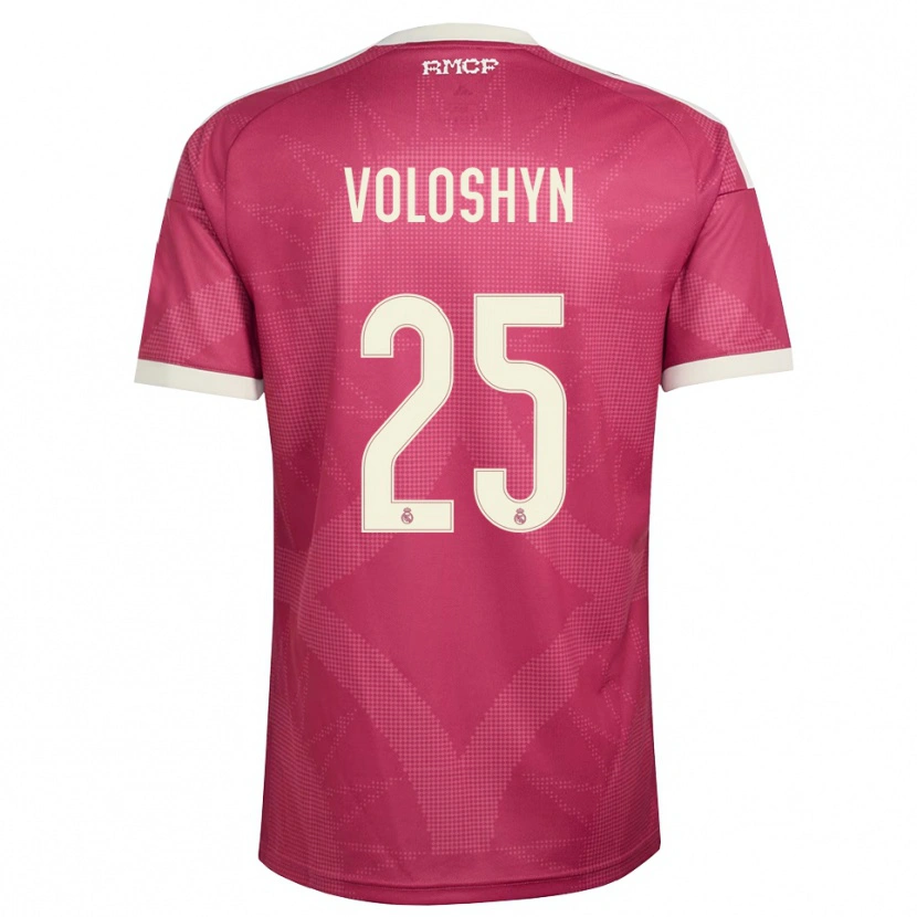 Danxen Homem Camisola Ilya Voloshyn #25 Vermelho Pálido Violeta Branco Terceiro 2026/27 Camisa Brasil