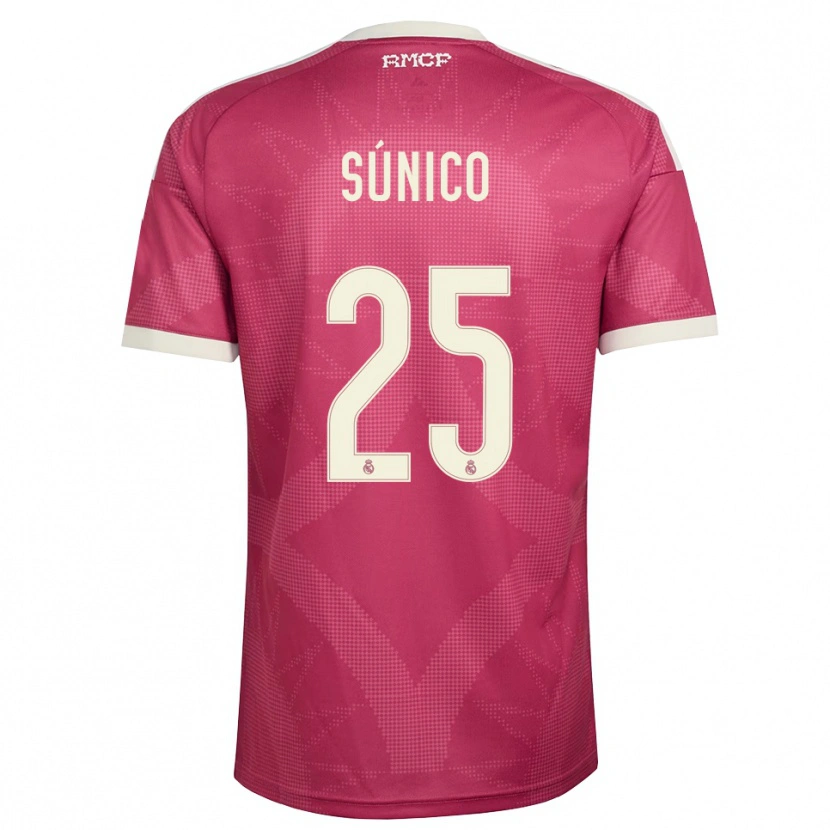 Danxen Homem Camisola Guille Súnico #25 Vermelho Pálido Violeta Branco Terceiro 2026/27 Camisa Brasil