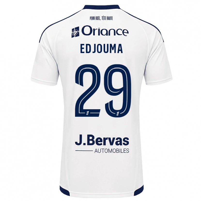 Danxen Homem Camisola Noah Edjouma #29 Azul Marinho Branco Alternativa 2026/27 Camisa Brasil