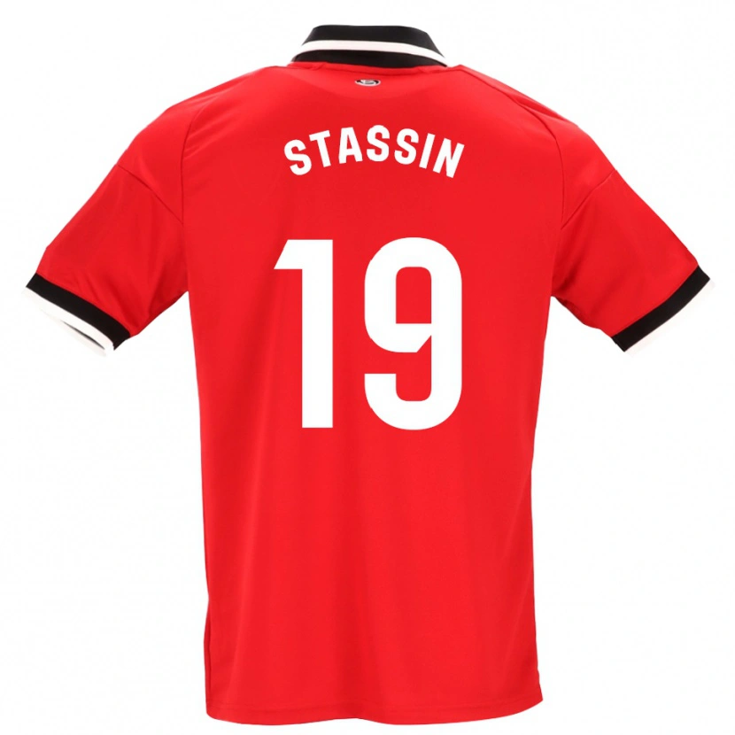 Danxen Homem Camisola Lucas Stassin #19 Preto Branco Vermelho Alternativa 2026/27 Camisa Brasil