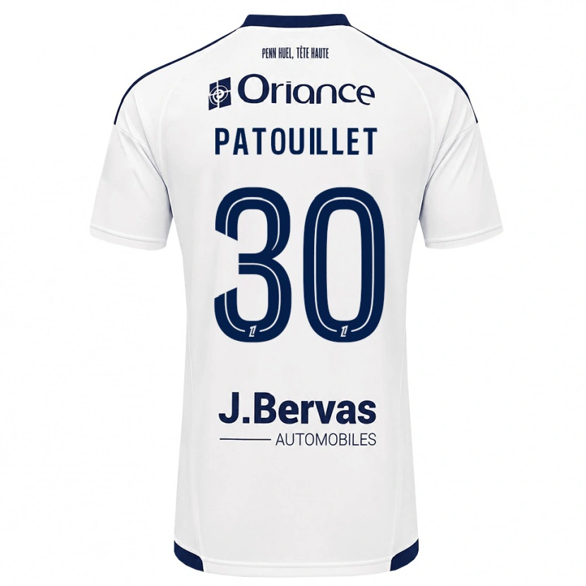 Danxen Homem Camisola Mathieu Patouillet #30 Azul Marinho Branco Alternativa 2026/27 Camisa Brasil