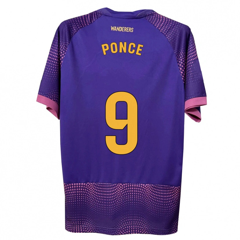 Danxen Mulher Camisola Ezequiel Ponce #9 Branco Rosa Roxo Alternativa 2026/27 Camisa Brasil