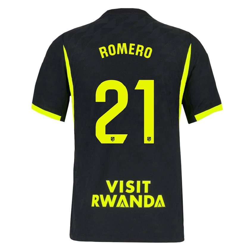 Danxen Mulher Camisola Cristian Romero #21 Verde Brilhante Preto Alternativa 2026/27 Camisa Brasil