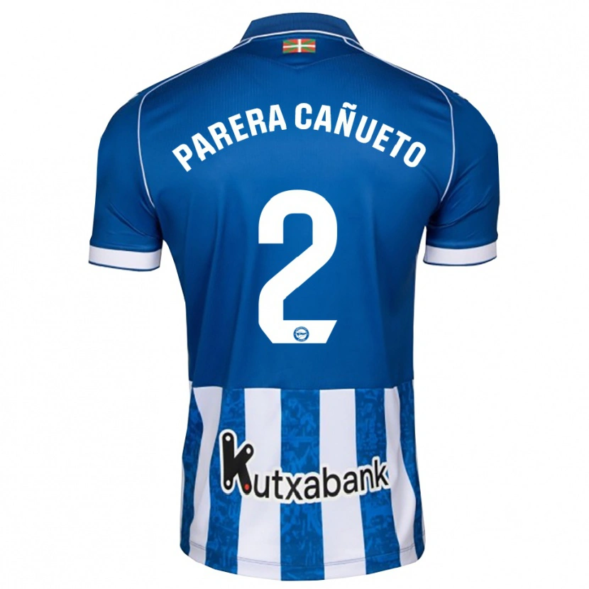 Danxen Mulher Camisola Laia Parera Cañueto #2 Azul Branco Preto Principal 2026/27 Camisa Brasil