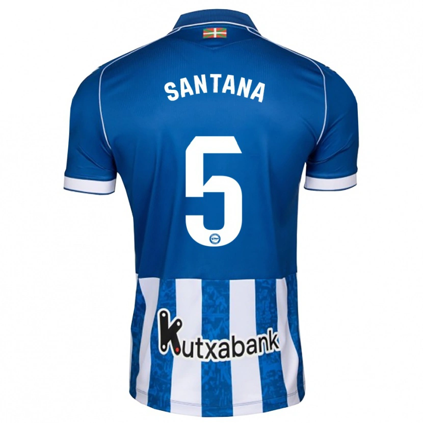Danxen Mulher Camisola Vanesa Santana #5 Azul Branco Preto Principal 2026/27 Camisa Brasil