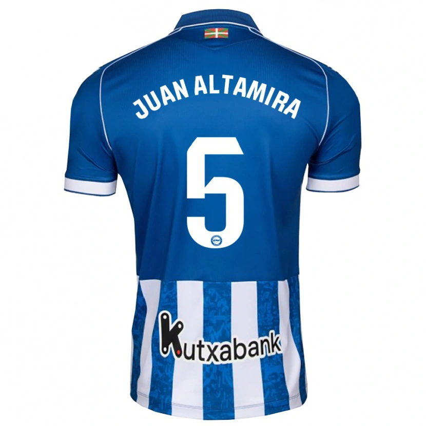 Danxen Mulher Camisola Ines Juan Altamira #5 Azul Branco Preto Principal 2026/27 Camisa Brasil