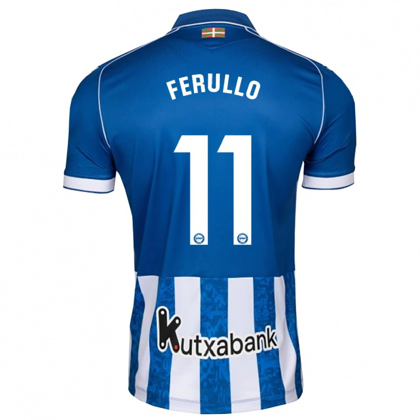 Danxen Mulher Camisola Flavio Ferullo #11 Azul Branco Preto Principal 2026/27 Camisa Brasil