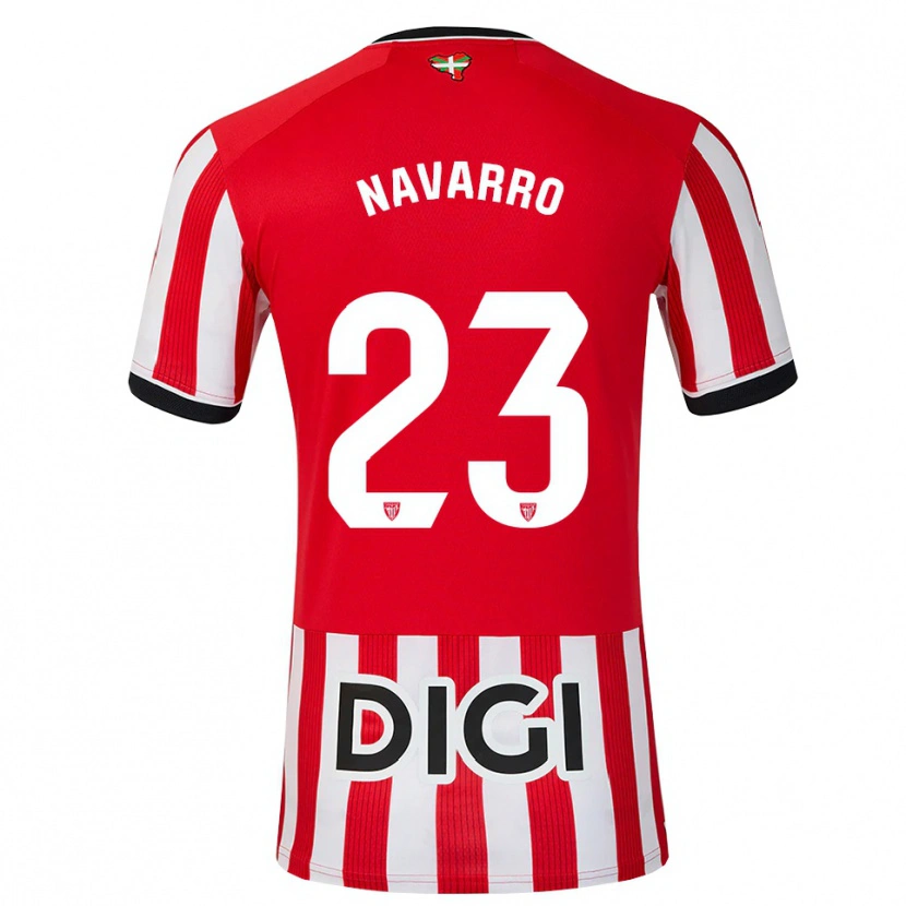 Danxen Mulher Camisola Robert Navarro #23 Vermelho Preto Branco Principal 2026/27 Camisa Brasil