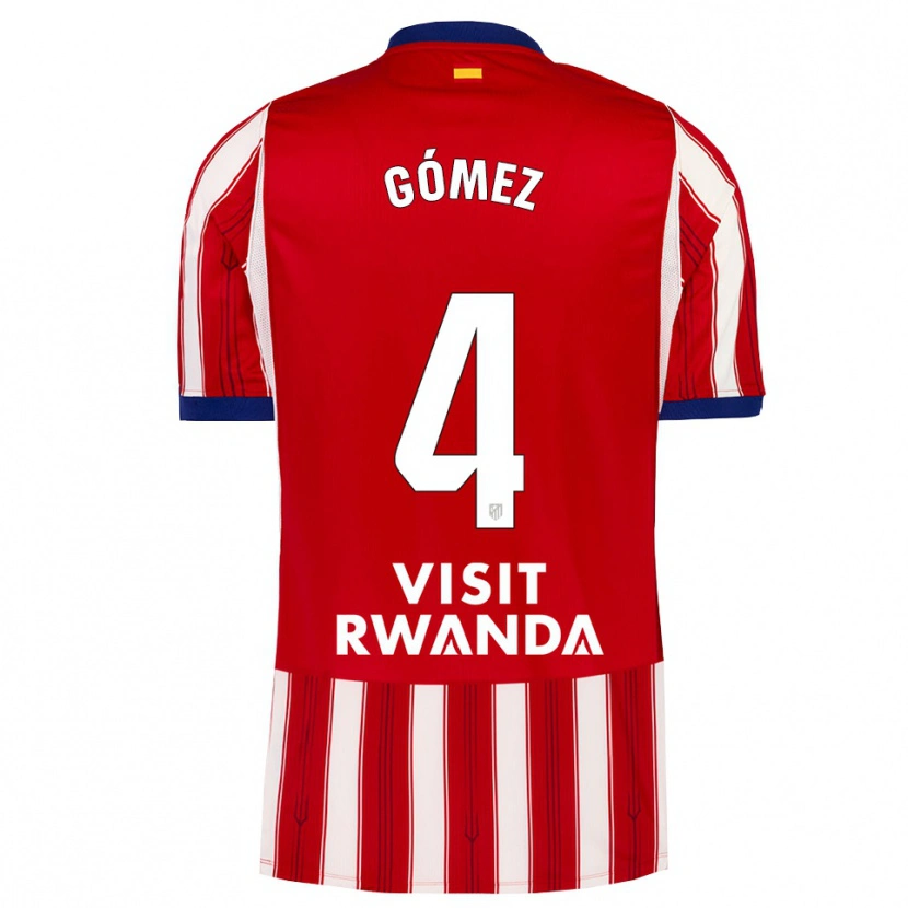 Danxen Mulher Camisola Mariano Gómez #4 Azul Real Vermelho Branco Principal 2026/27 Camisa Brasil