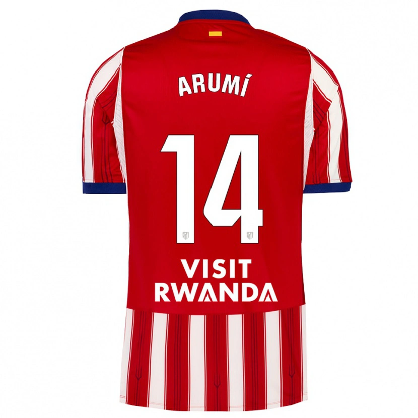 Danxen Mulher Camisola Joel Arumí #14 Azul Real Vermelho Branco Principal 2026/27 Camisa Brasil