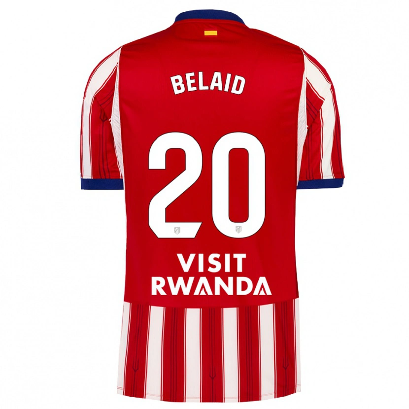 Danxen Mulher Camisola Rayane Belaid #20 Azul Real Vermelho Branco Principal 2026/27 Camisa Brasil