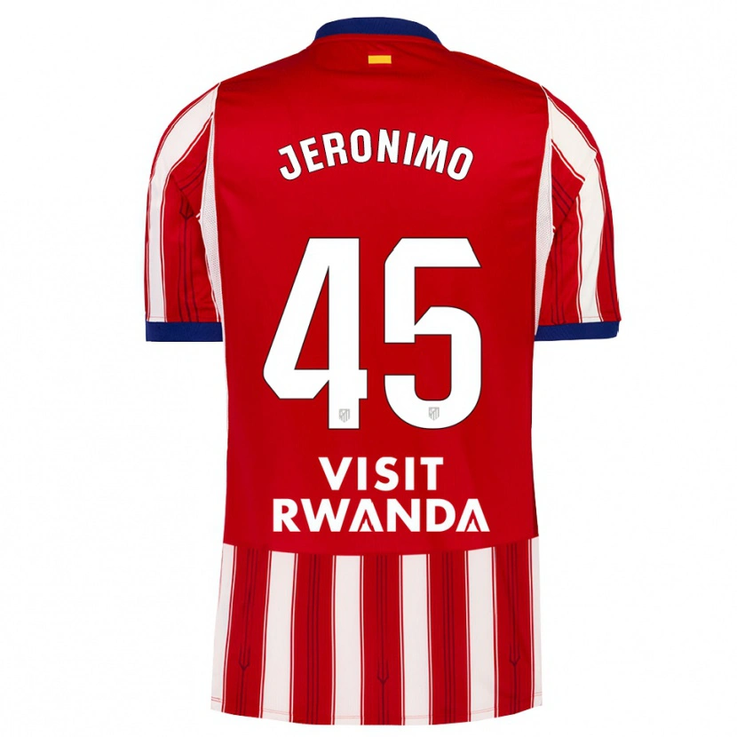 Danxen Mulher Camisola Isaiah Jeronimo #45 Azul Real Vermelho Branco Principal 2026/27 Camisa Brasil