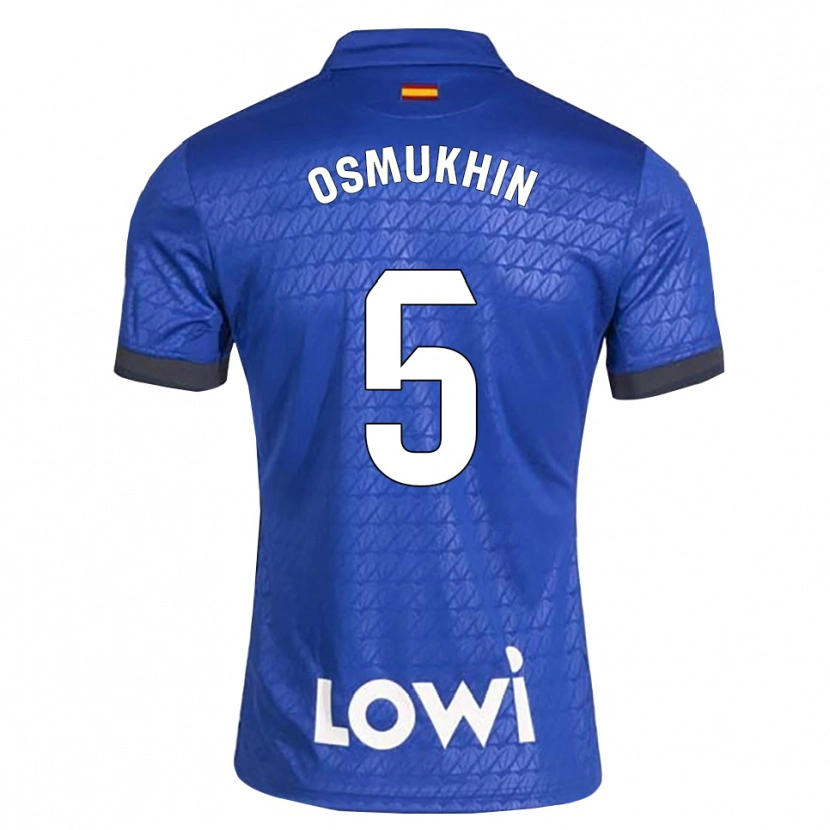 Danxen Mulher Camisola Zakhar Osmukhin #5 Azul Branco Preto Principal 2026/27 Camisa Brasil
