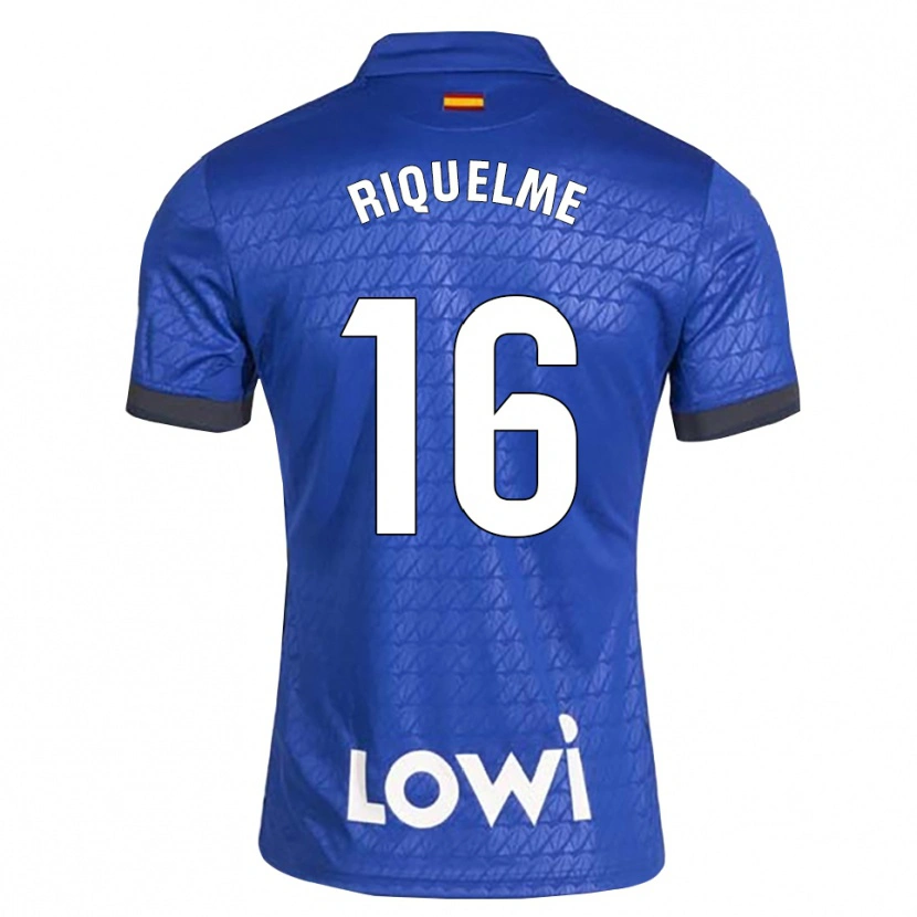 Danxen Mulher Camisola Adrián Riquelme #16 Azul Branco Preto Principal 2026/27 Camisa Brasil
