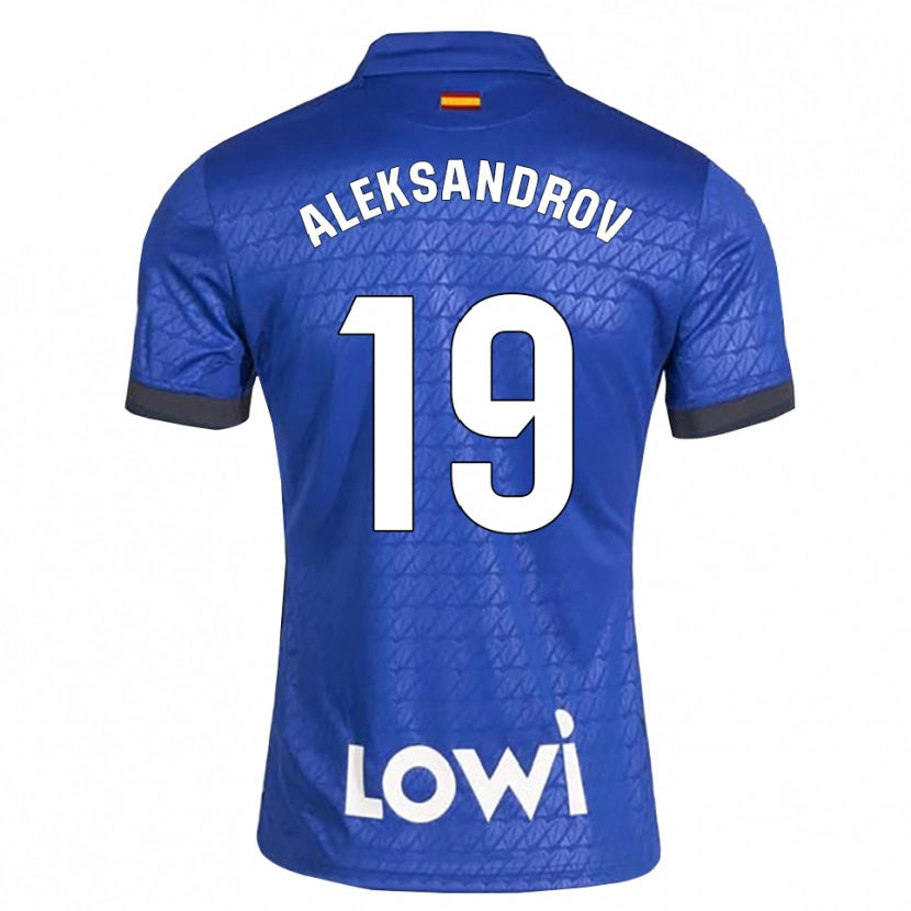 Danxen Mulher Camisola Mykyta Aleksandrov #19 Azul Branco Preto Principal 2026/27 Camisa Brasil