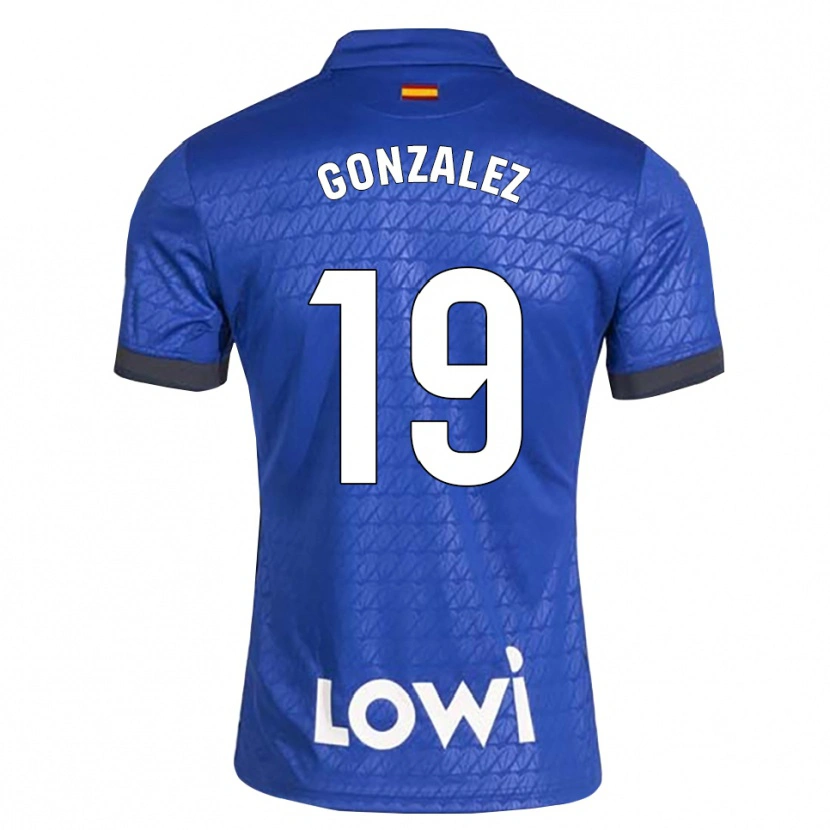 Danxen Mulher Camisola Peter Gonzalez #19 Azul Branco Preto Principal 2026/27 Camisa Brasil