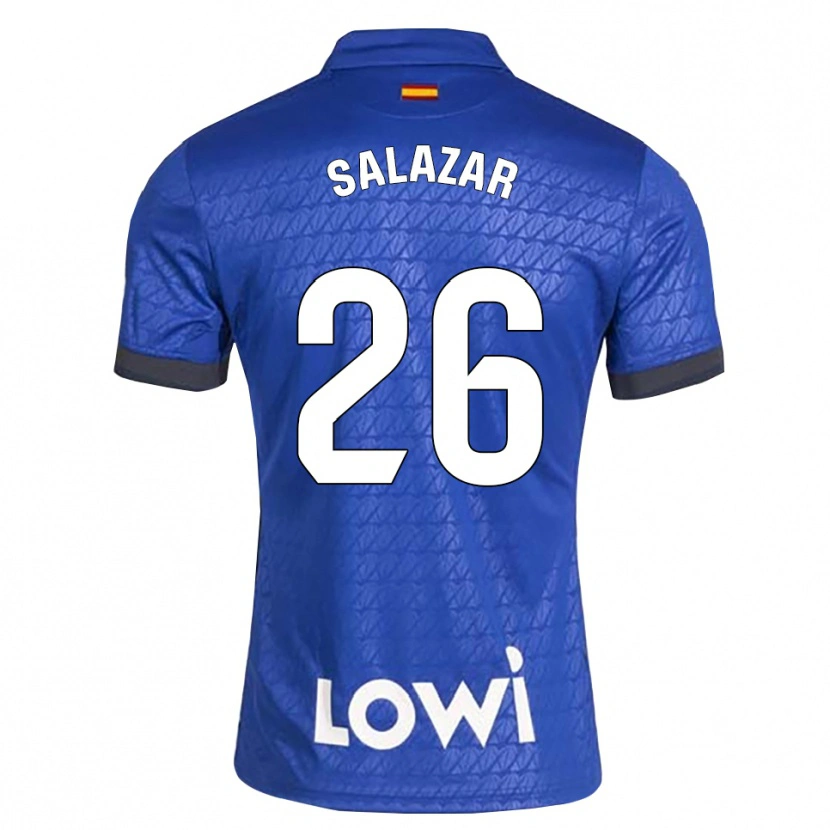 Danxen Mulher Camisola Sebas Salazar #26 Azul Branco Preto Principal 2026/27 Camisa Brasil
